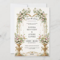 Secret Garden Wedding Save the Date 