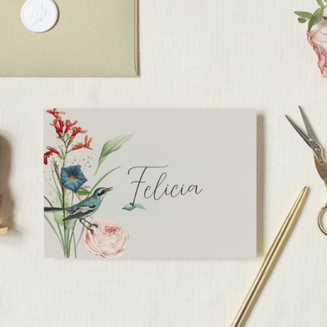 Secret Garden WildFlowers Escort Card (Creator Uploaded)