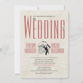 Secret Kiss Wedding Invitation