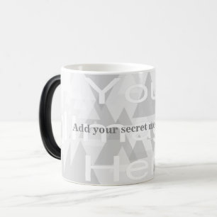 Secret Message Morphing Template Mug
