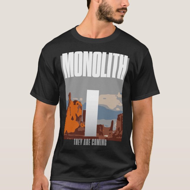 Secret Monolith by Utah T-Shirt (Front)