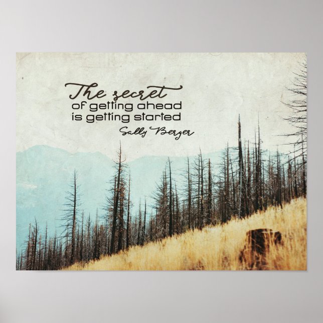 Secret Of Getting Ahead Poster (Front)