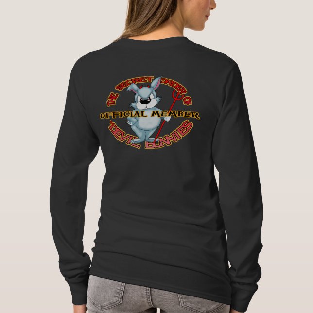 secret order of the devil bunnies T-Shirt (Back)