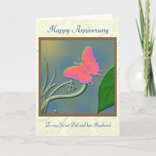 Secret Pal anniversary Card
