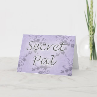 Secret pal thoughts thank you card