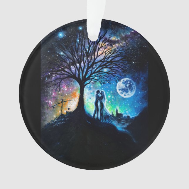 Secret rendevous after midnight ornament (Front)