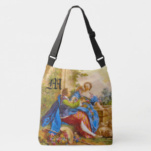 Secret Romance Girly Baroque Monogram Personalise Crossbody Bag