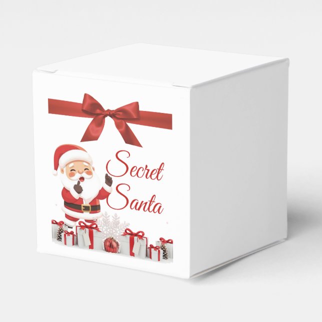 Secret Santa Gift Box (Front Side)