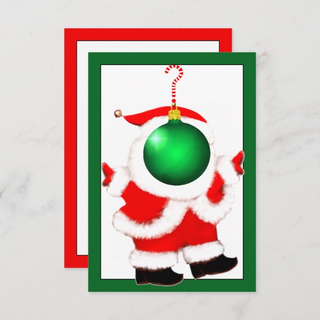 Secret Santa Gift Cards (Front/Back)