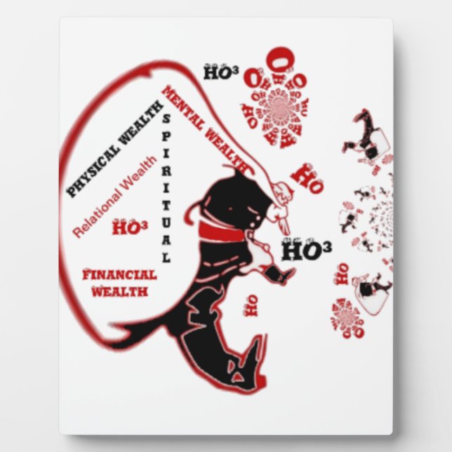 Secret Santa Gift – Prosperity & Wealth Plaque (Front)