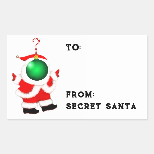 Secret Santa Gift Tags (Front)