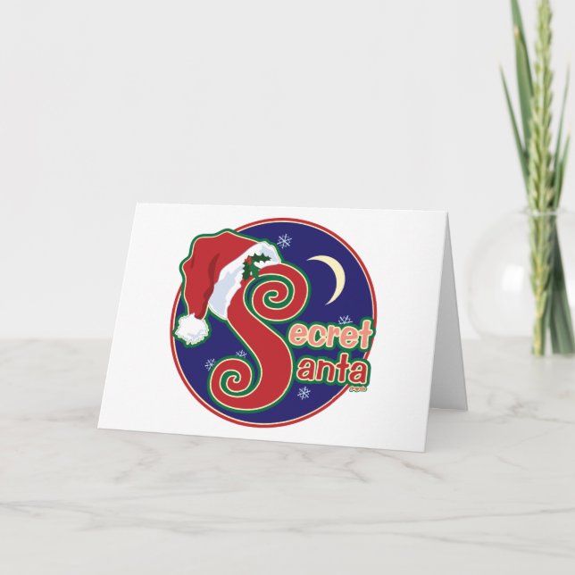 Secret Santa Holiday Card (Front)