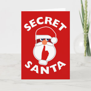 Secret Santa Holiday Card