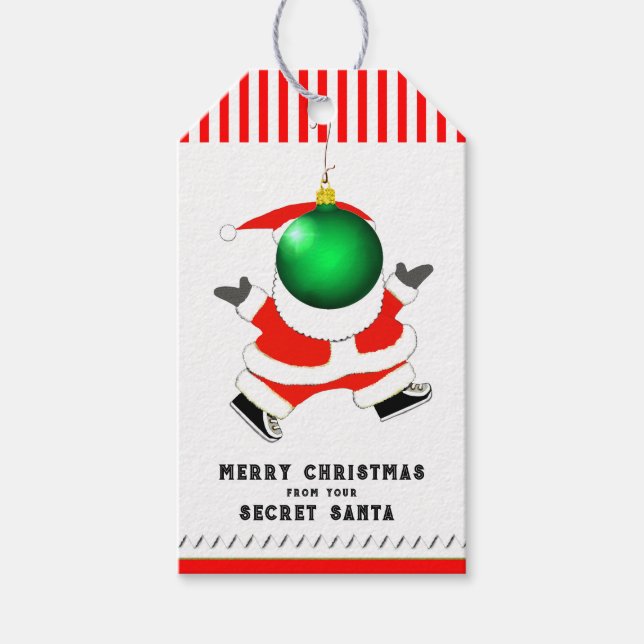 Secret Santa ideas Gift Tags (Front)