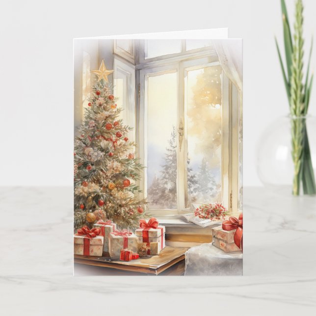 Secret Santa Merry Christmas Card (Front)