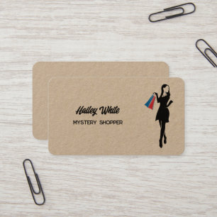 Secret Service Mystery Shopper Business Card