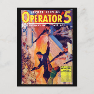 Secret Service Operator 5 - Nov-Dec 1937a_Pulp Art Postcard