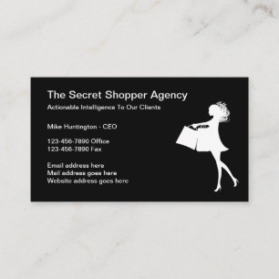 Secret Shopper Business Services Card