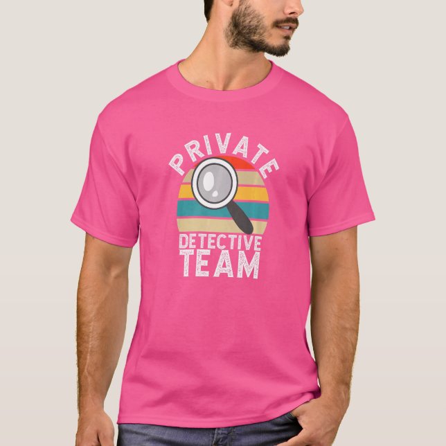 Secret Spy Private Detective Team   T-Shirt (Front)
