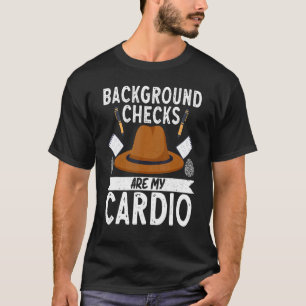 Secret Spy Private Eye Crimescene Investigator Bac T-Shirt
