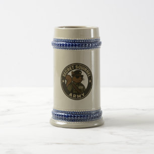 Secret Squirrel Army Stein