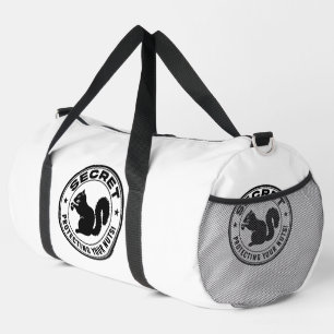 Secret Squirrel Patch "Protecting Your Nuts" Duffle Bag