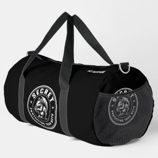 Secret Squirrel "Protecting Your Nuts" Custom Duffle Bag