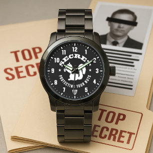 Secret Squirrel "Protecting Your Nuts" Patch Black Watch
