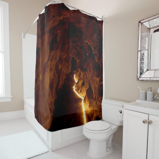 Secret Tunnel Shower Curtain (In Situ)