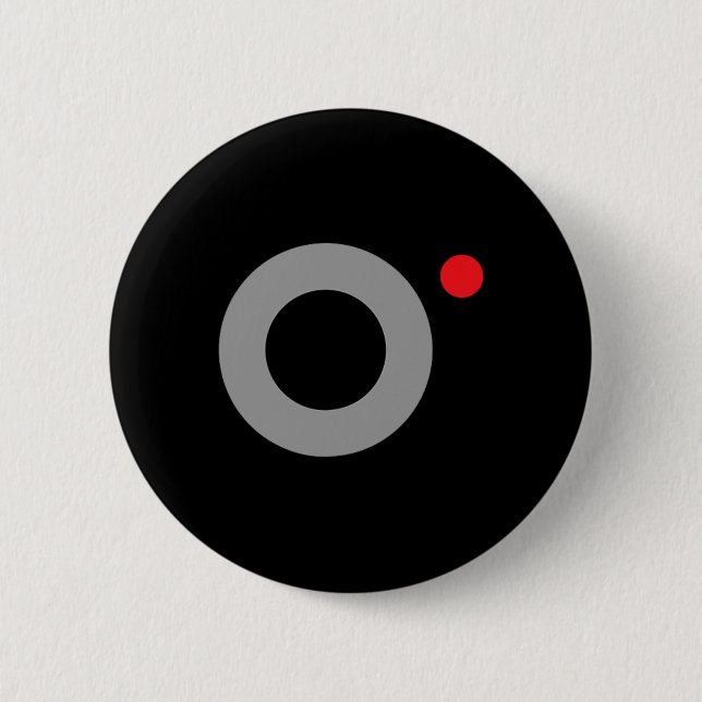 Secret Video Recording Funny Secret Agent Hallowee 6 Cm Round Badge (Front)