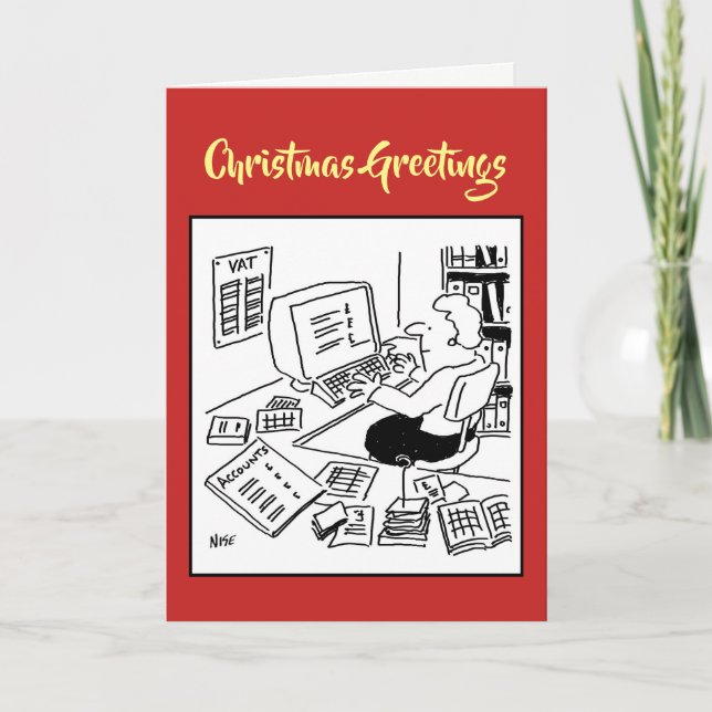 Secretarial Services Christmas Card (Front)