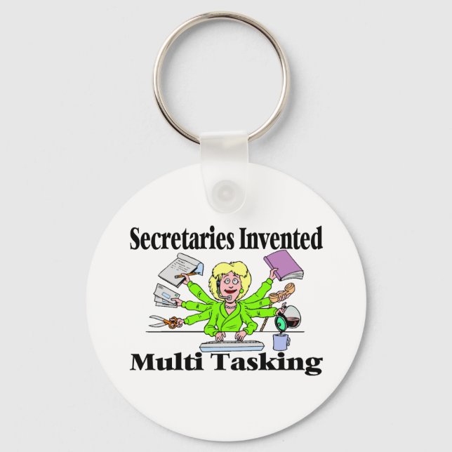 Secretaries Invented Multi Tasking Key Ring (Front)