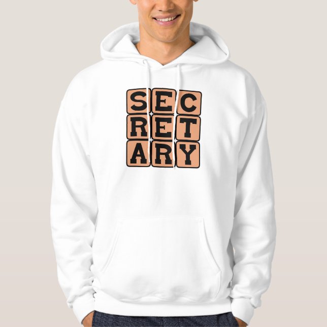 Secretary, Administrative Assistant Hoodie (Front)