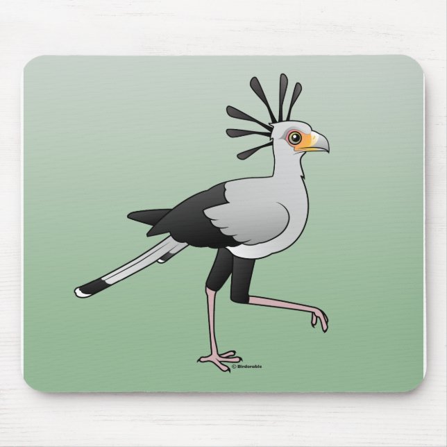 Secretary Bird Mouse Pad (Front)