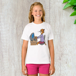 Secretary Cat T-Shirt