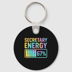 Secretary Energy 67 Percent Secretary Retro Vibes Key Ring
