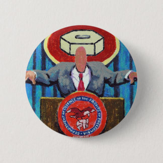 Secretary of Defence of Zomblandia! 6 Cm Round Badge