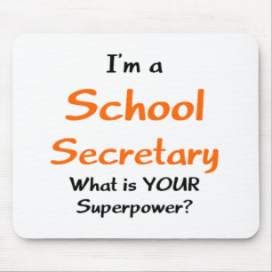 secretary school mouse pad