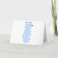 Secretary Thank You