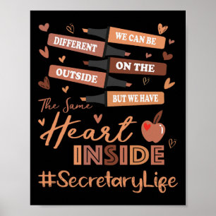 Secretary We Can Be Different Black History Month Poster