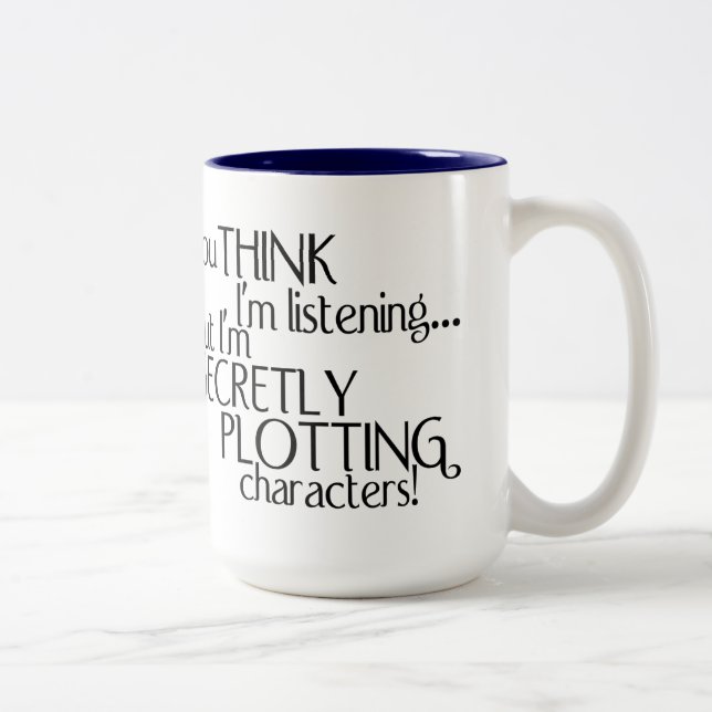 Secretly Plotting Coffee Mug (Right)