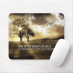 Secrets of Life Motivational Mousepad