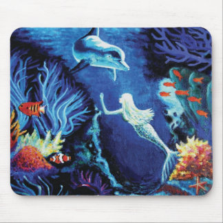Secrets Of The Coral Reef - Mermaid Mouse Pad