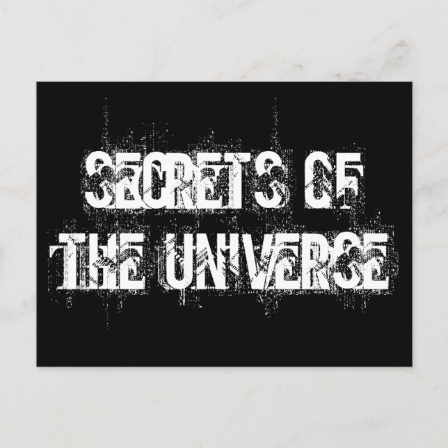 Secrets of the Universe Postcard (Front)