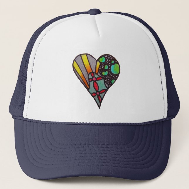 sectioned heart hat (Front)