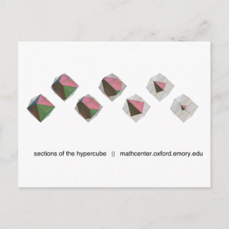 Sections of the Hypercube Postcard