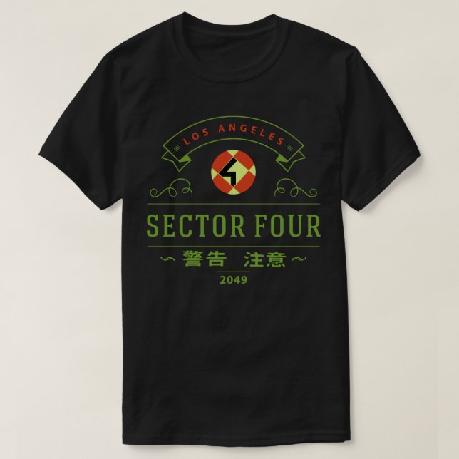 Sector 4 Los Angeles T-Shirt (Design Front)