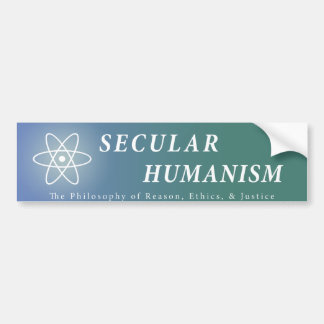 Secular Humanism Bumper Sticker