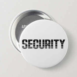Security 7.5 Cm Round Badge