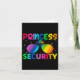 Security Birthday Halloween Party Funny Men Women Card